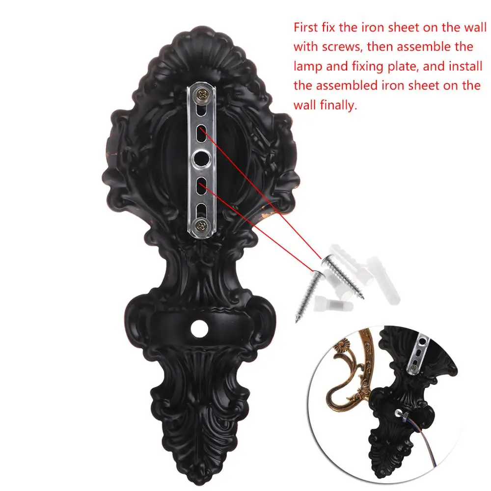 Винтажный светодиодный настенный светильник в стиле ретро керосиновый