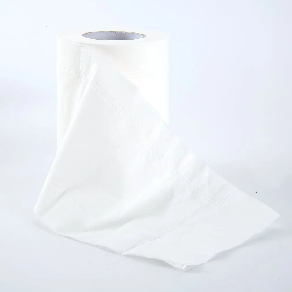

Home Bath Toilet Paper Wood Pulp Tissue Roll Paper Household Toilet Paper Restaurant Hotel Roll Paper 6 Rolls