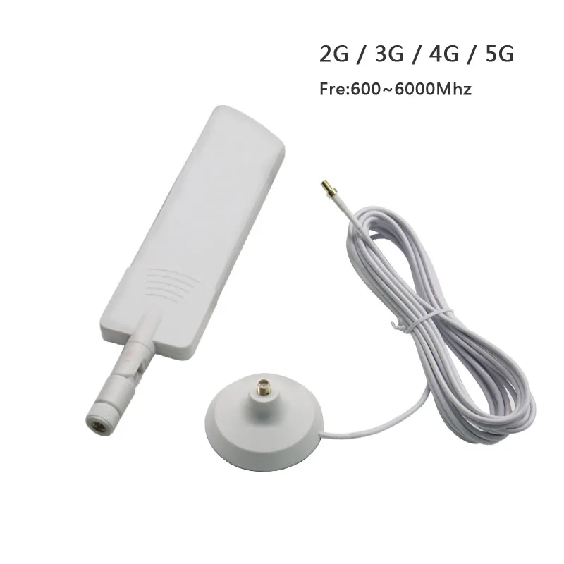 Omni ts9 SMA male 5G Router WiFi receiver signal Antenna with magnetic bottom support customization RG174 cable/3meter |