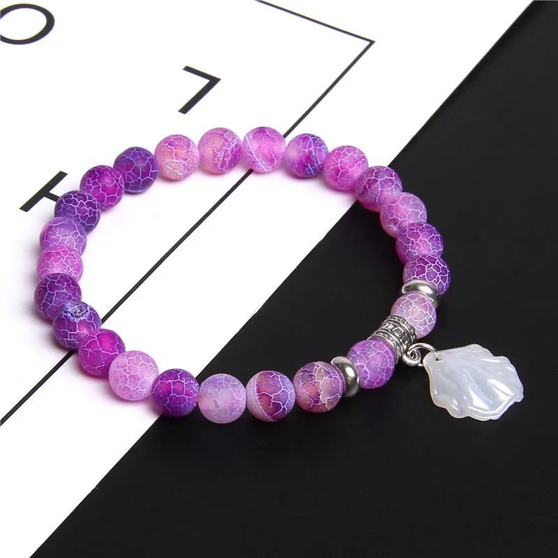 Женский жемчужный браслет с бусинами и цветами из нефрита|Плетеные браслеты| |