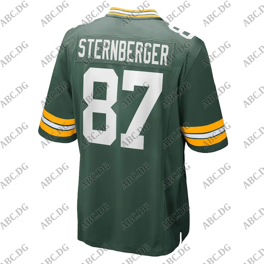 

Customized Stitch American Football Jersey Men Women Kid Youth Green Bay Jace Sternberger Green Game Jersey