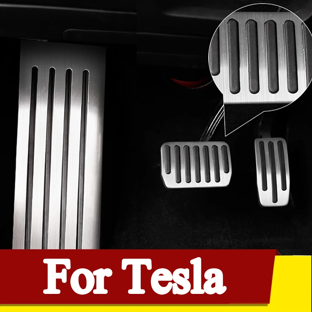 Автомобильные педали для Tesla Model 3 алюминиевые автомобильные аксессуары педаль
