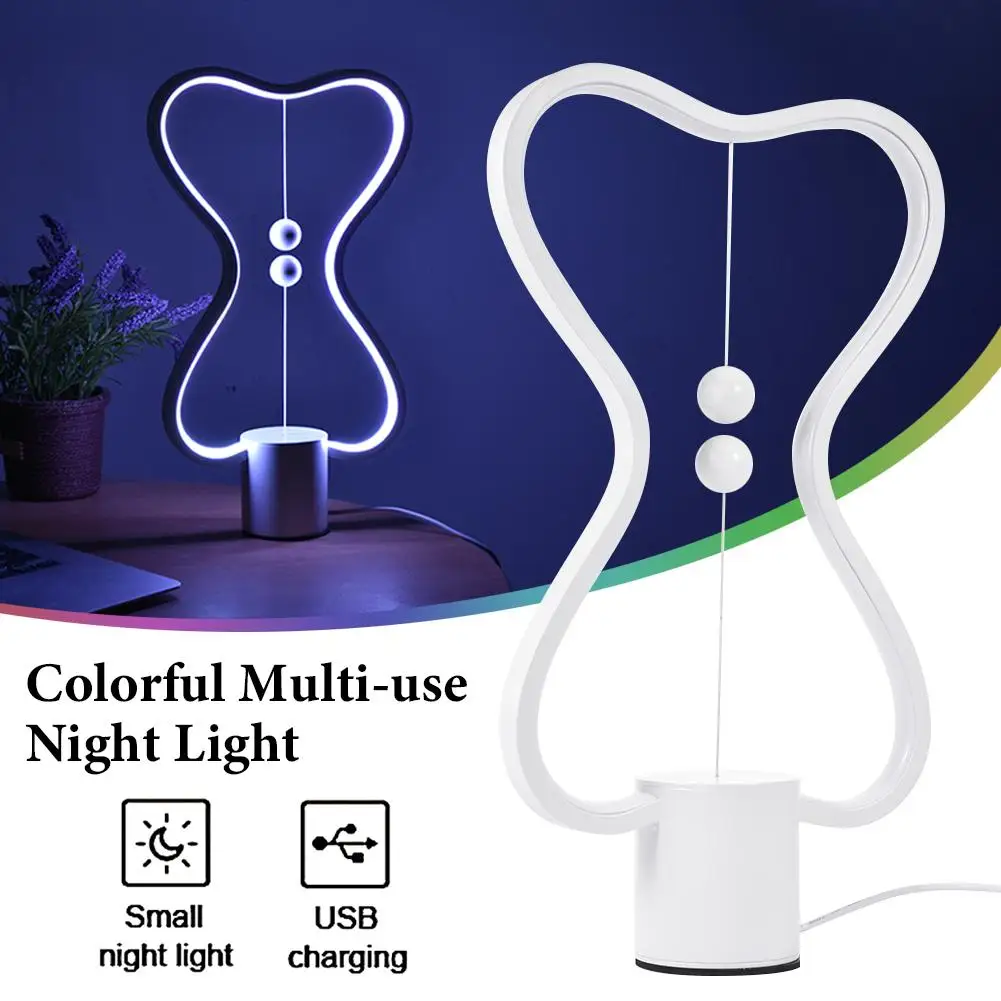 Магнитная лампа балансировщик Heng светодиодный ночсветильник с регулируемой