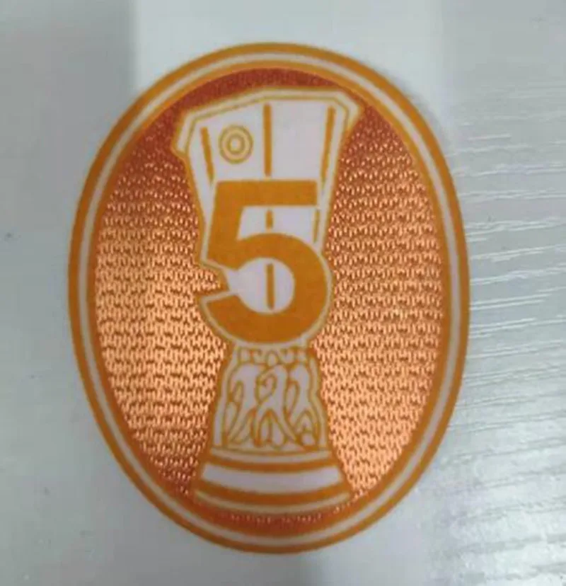 

Europe Champions Patch 5 6 cups Soccer Patch Heat Transfer Badge