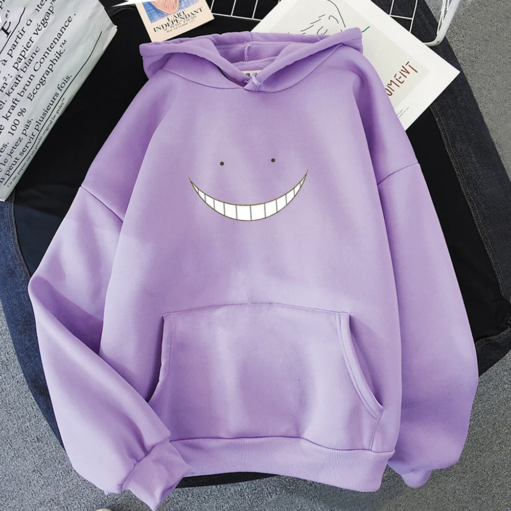 

High-Q Unisex Anime Assassination Classroom Hoodie Korosensei O-Neck Pullovers Casual Hooded Hoodie Sweatshirts Coat