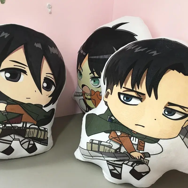 Атака на Титанов Аниме Манга периферийная диванная Подушка Леви Эрен Микаса цзюю