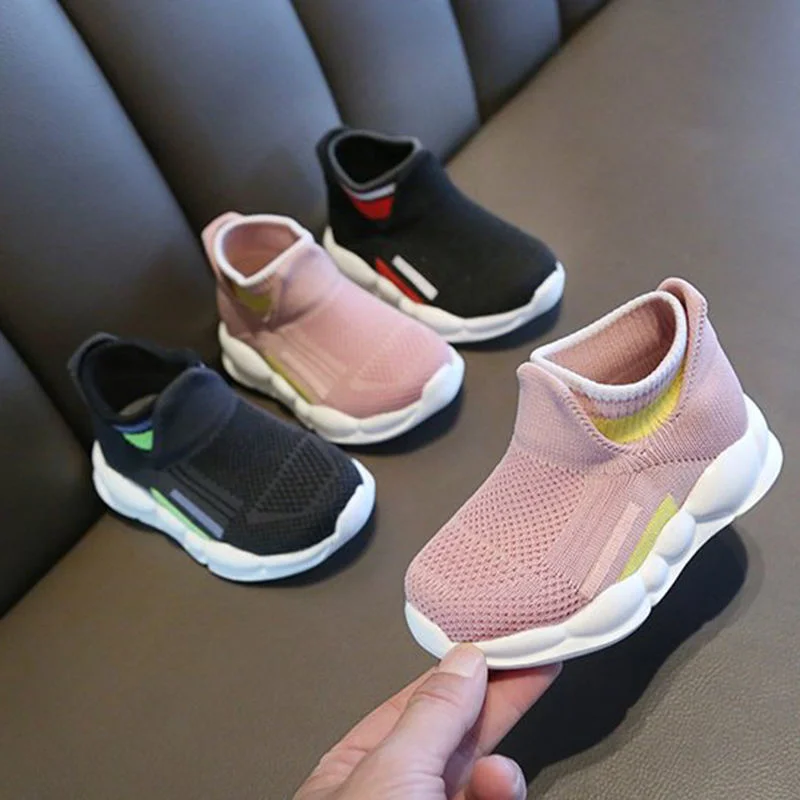

For Kids Shoes For Boys Girls Super Lace-up Flats Running Shoes Outdoor Sport Sneaker Lightweight Autumn Jogging