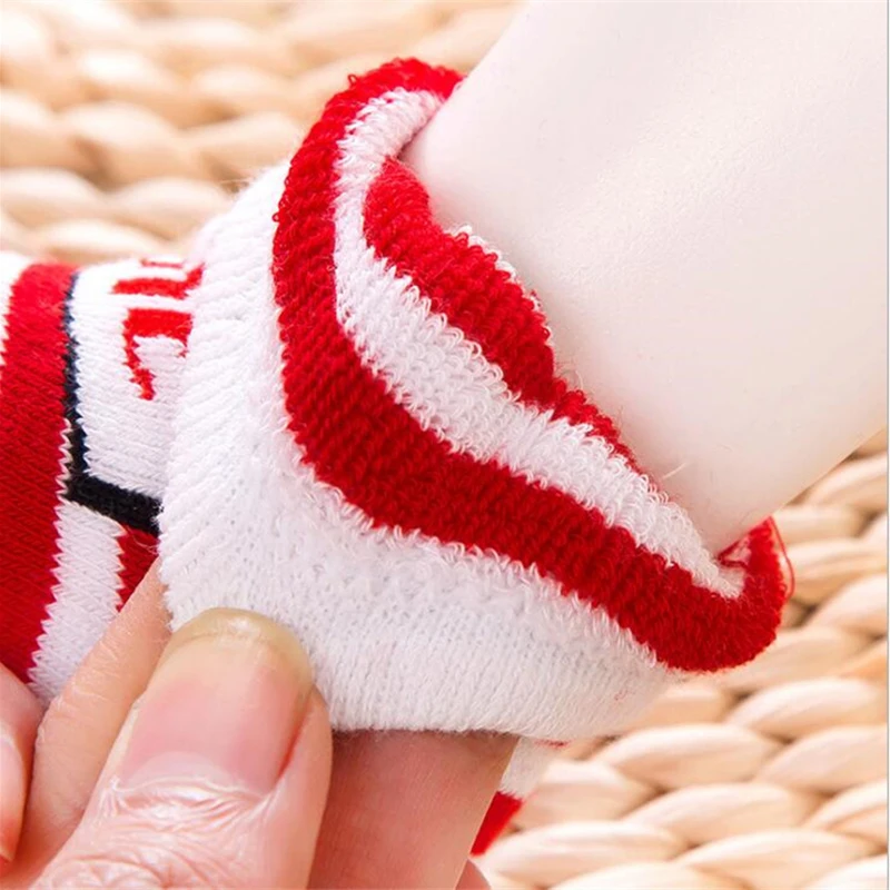  New Cotton Spring Winter Autumn Baby Girls Boys Kids Socks Children Striped Terry Snowflake Elk Santa Claus Christmas Bear | Детская