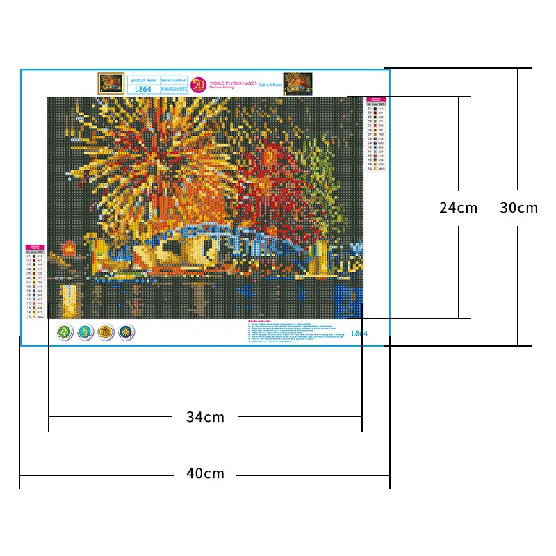 

Картина-фейерверк и крекеры, алмазная живопись 5D, алмазная живопись, вышивка крестиком, картина «сделай сам», паста, домашний декор, подарок,...