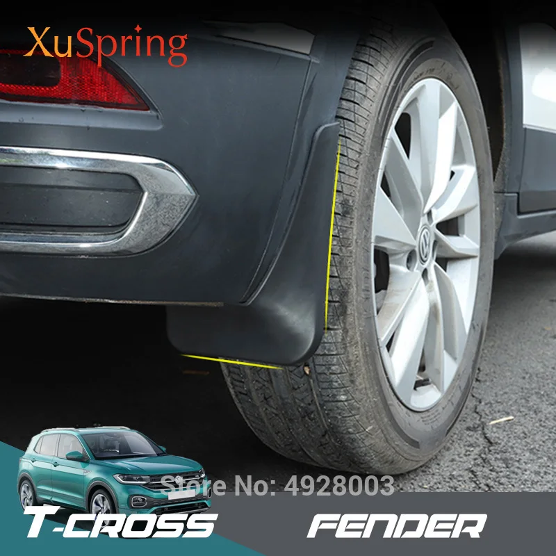 Фонарики Брызговики зеркальный Стайлинг для Volkswagen VW T cross Tcross 2018 2019 2020