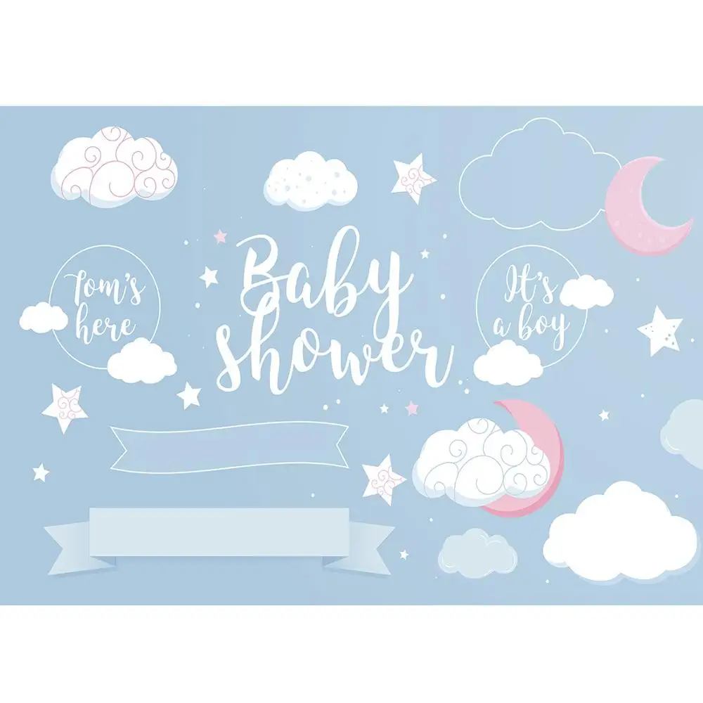 

Мультфильм баннер облако Луна Звезда фото фон винил Фоны для студийной фотосъемки для новорожденных с изображением дощатого пола фотосессия Фотография реквизит