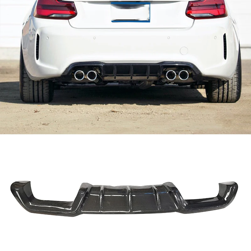 Диффузор из углеродного волокна губа на задний бампер для BMW 2 серии F87 M2 Base Coupe Door