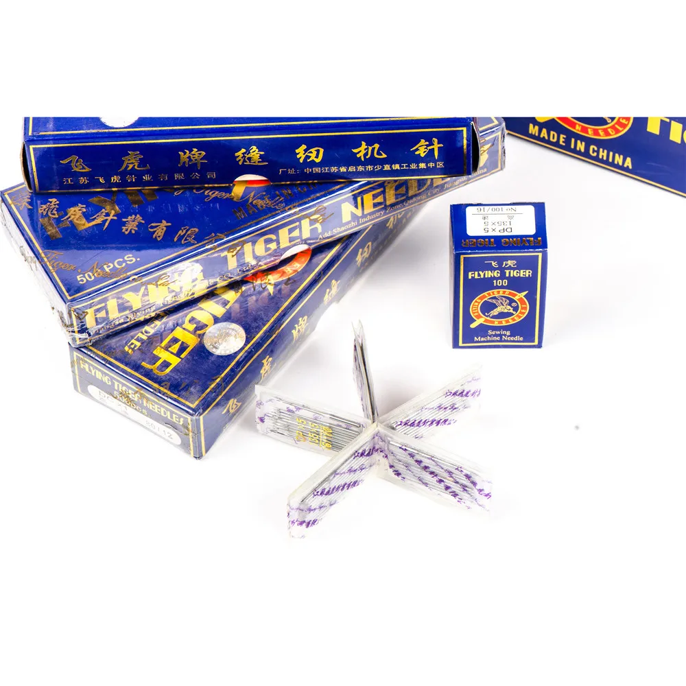 DPX17 FLYING TIGER 100 шт./лот брендовые иглы 135x17 NM140/22 для промышленной швейной машины Bartack