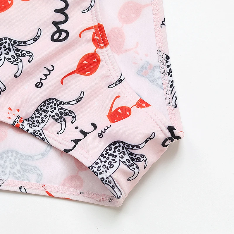 

Keelorn Family Matching Outfits 2021 New Summer Cartoon Print Swimsuits Kids Girl Swimming Beachwear Mother Bathing Suits 3-7Y