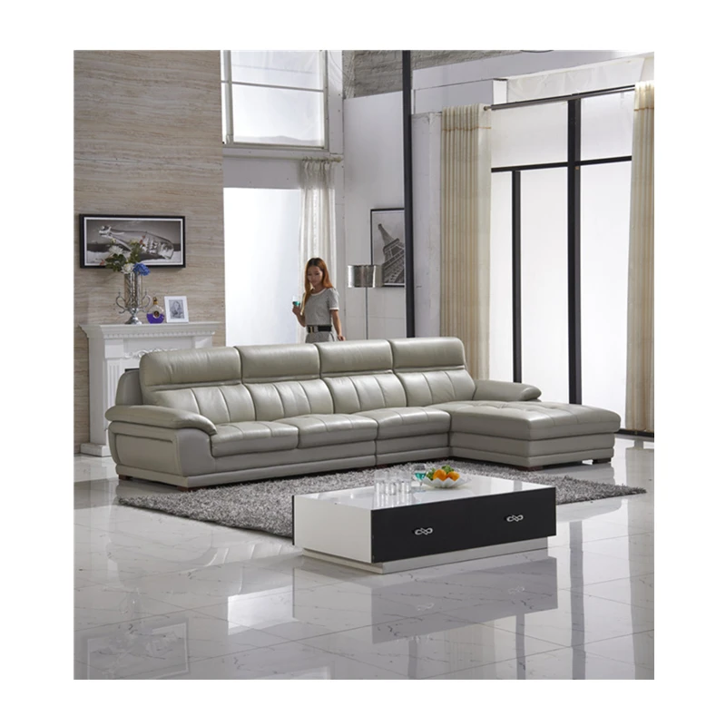 Кожаный диван серого цвета для квартиры|leather sofa|leather sofa sofasofa |