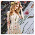 1 ярд 90*130 см, Африканский Свадьба Тюль Цветочные кружева ткань для платья, кружева Вышивка Шторы ткань, Лоскутная Diy Tissus