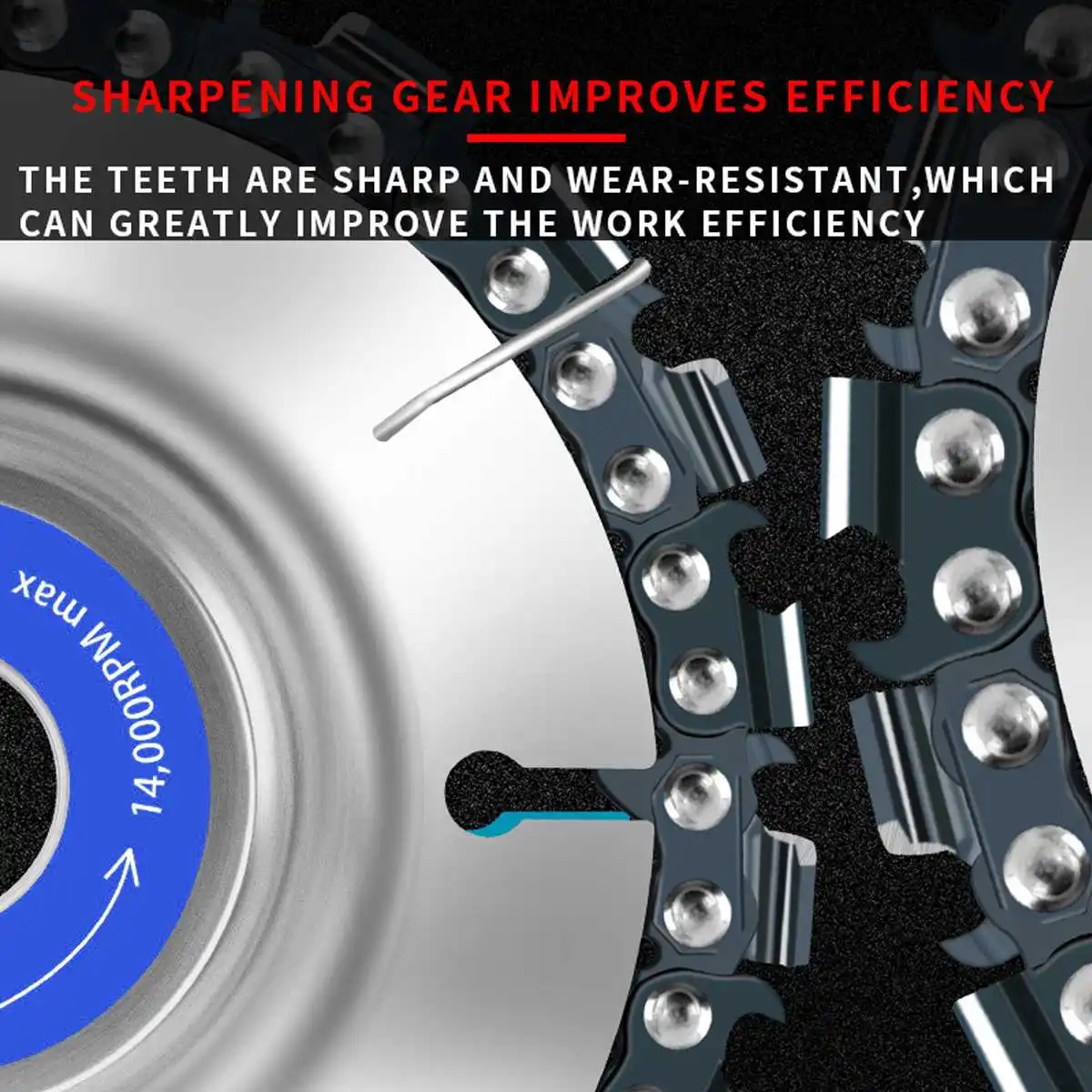 

5 Inch Chain Grinder Chain Saws Disc Woodworking Chain Plate Tool 4 Inch Multi-Functional Wood Carving Disc Angle Grinding Tool