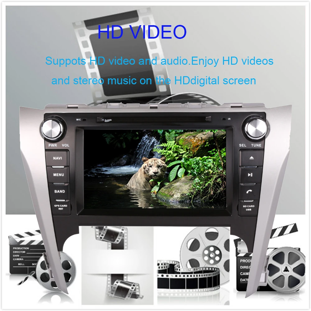 Android 9 0 Восьмиядерный автомобильный Радио Стерео GPS навигация для TOYOTA CAMRY/AURION 2012 2014