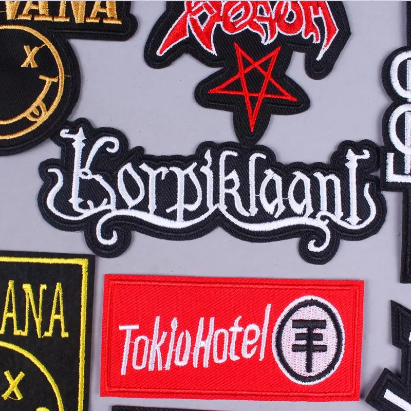 DIY Nirvana рок группа патч, вышитые патчи для одежды хиппи наклейки металлические полосы панк полосы патч на одежду полосы