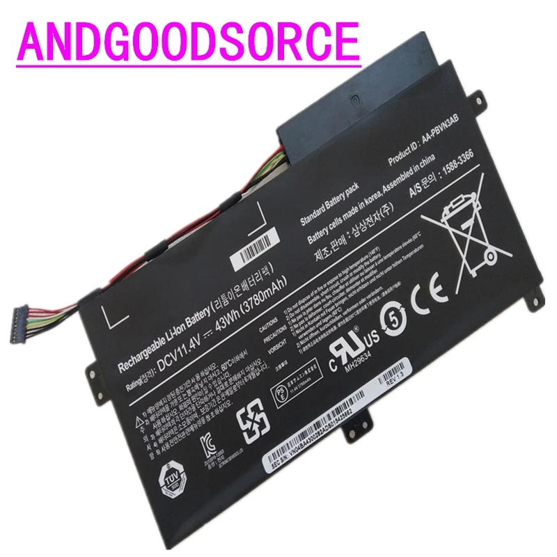 Новый оригинальный аккумулятор для ноутбука Samsung ATIV BOOK 4 NP370R4E NP370R5E NP450R4V NP470R5E NP450R4E