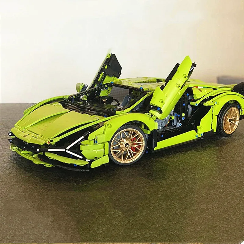 Гоночный автомобиль MOC Technic масштаб 1:8 шевролеты корветы модель Grand Sport Il