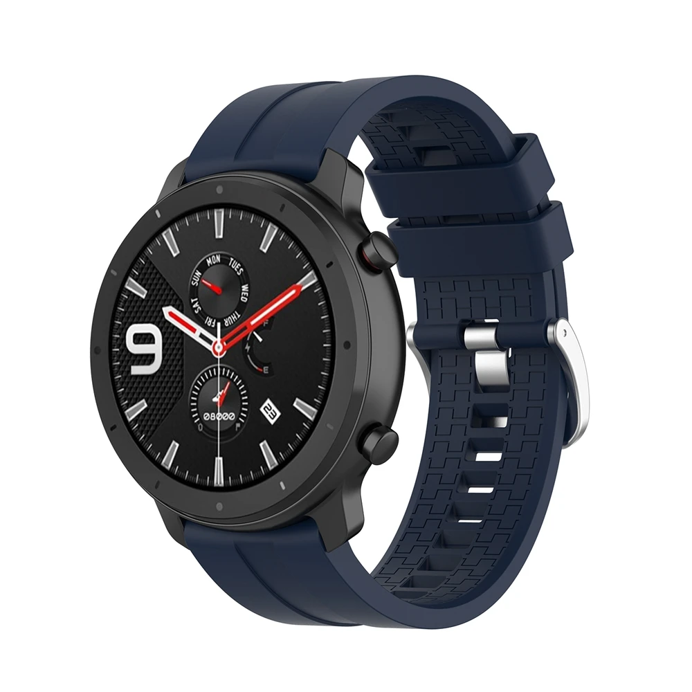 Ремешок 22 мм для Xiaomi Huami Amazfit GTR 47 мм ремешок для часов Wirstband Silione браслет для Amazfit Pace/Amazfit slatos 2/2S ремешок
