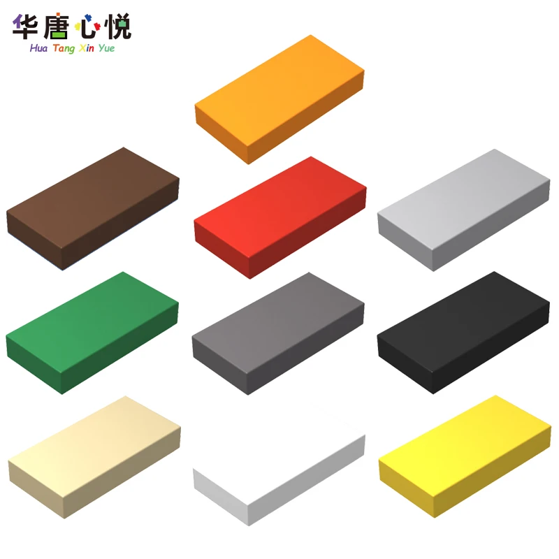 

20PCS/Set 3069 MOC 1x2 Flat Tile Plate Assembles Accessories Parts Building Blocks Toys for Children Kids Gifts for Girls Boys