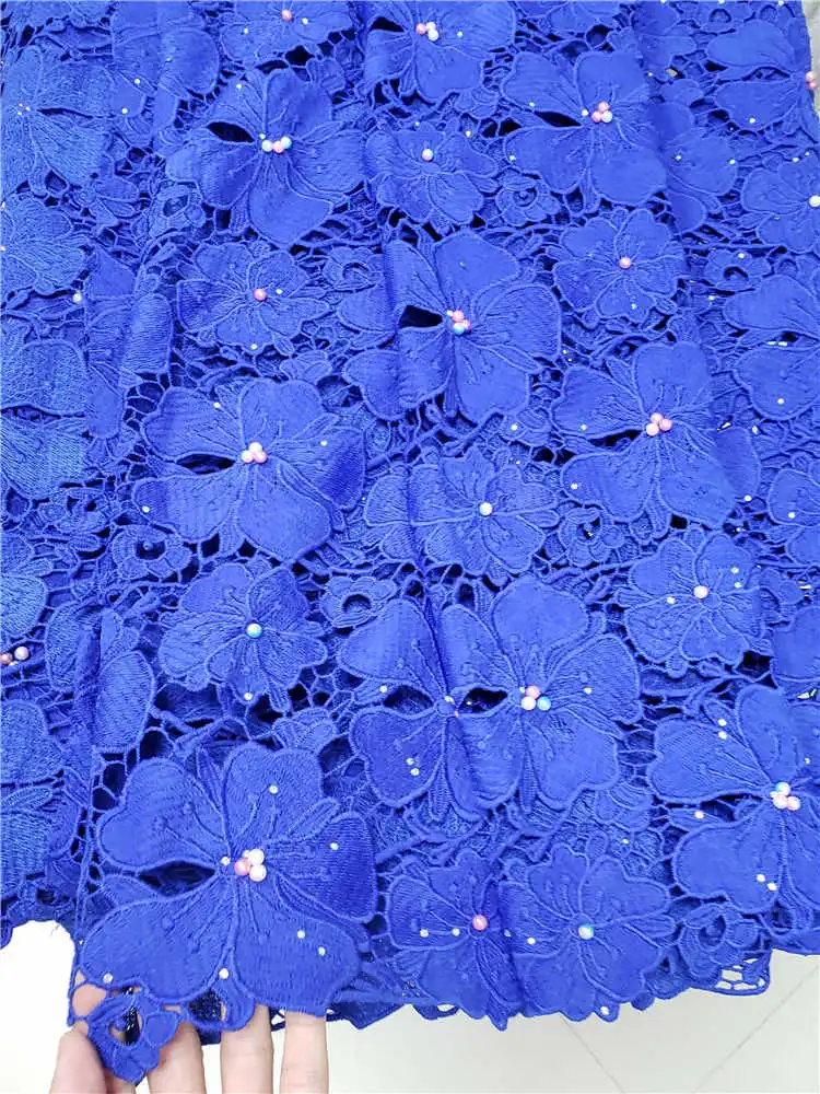 Высокое качество белый мягкий шнур кружева последние африканские гипюровые