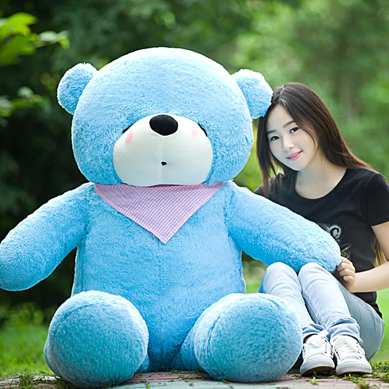 

High Quality 60/80/100/120CM Teddy Bear With Scarf Stuffed Animals Bear Plush Toys Teddy Bear Doll Lovers Birthday Baby Gift
