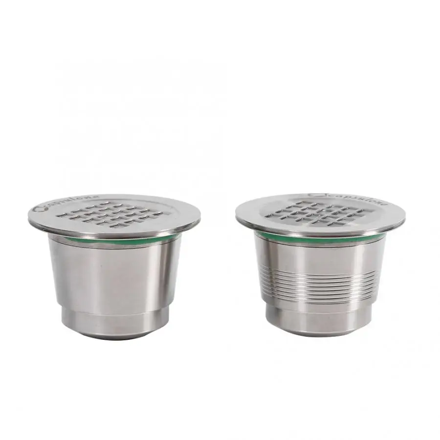 Инструменты для кофейни 2 типа из нержавеющей стали многоразовые капсулы кофе