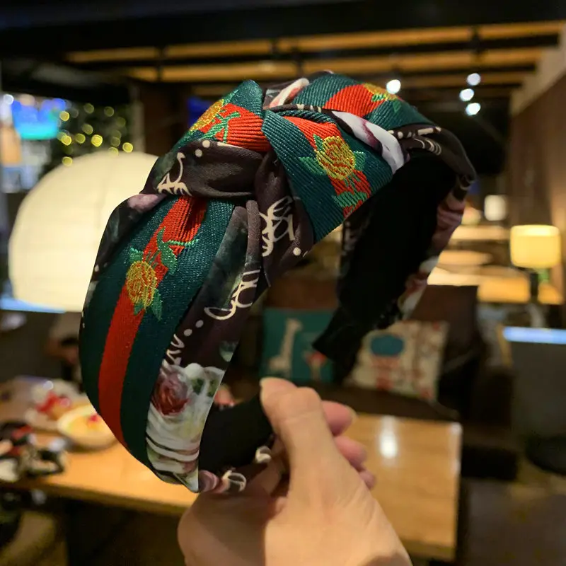 2019 Модный милый пластиковый бантик повязки на голову повязка для женщин и