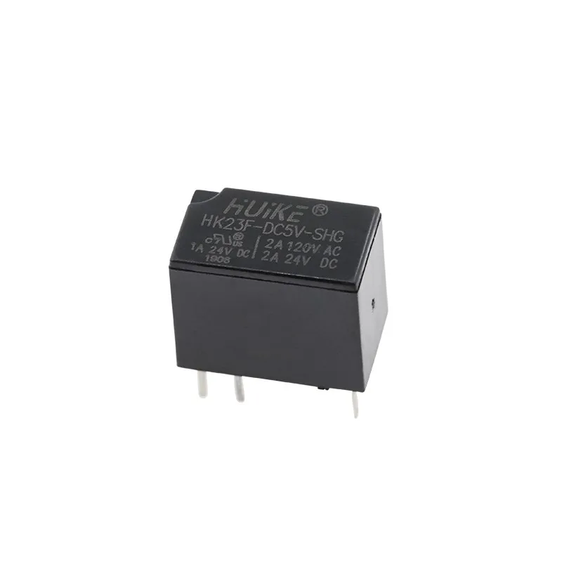 5 шт./лот HUIKE реле HK23F DC5V SHG DC12V DC24V вольт Мощность В 12 24 постоянного тока 2A 2 6 Pin 0