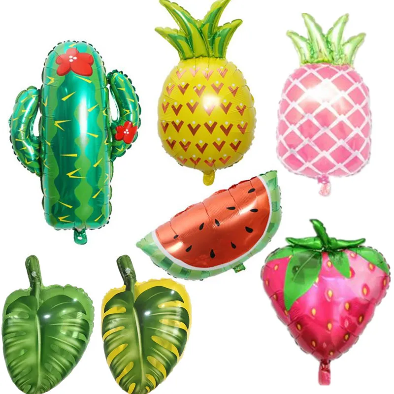 

2022 Pineapple Watermelon Strawberry Aluminum Foil Balloon Bachelorette Party Wedding Decorations Hen Party Decoration Supplies