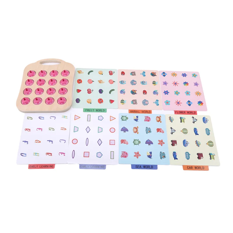 Детские Игрушки для раннего развития картонные Обучающие английские буквы