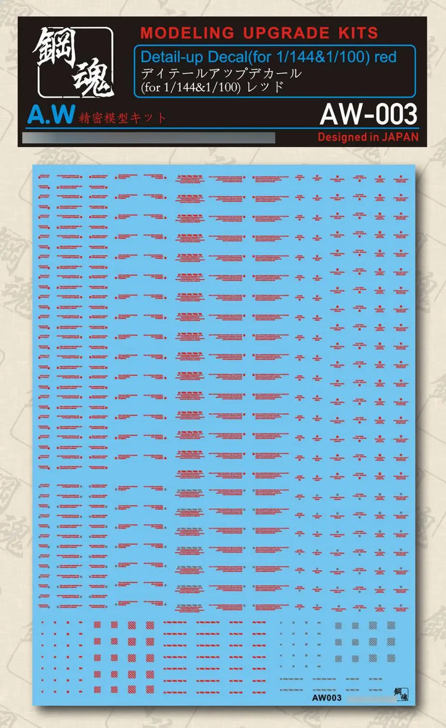 Детали для Gundam (1/100 и 1/144) точный предупреждающий знак наклейка