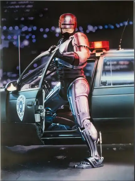 Robocop Винтажный Фильм шелковая фотография Настенная картина 24x36 дюймов | Дом и сад