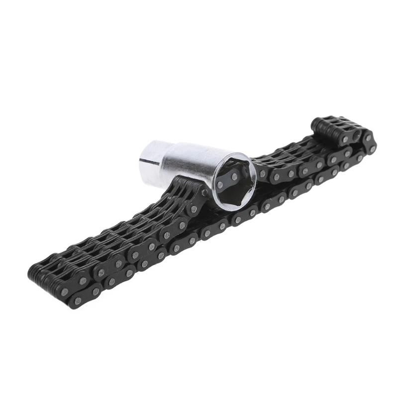 

Chain type Strap Clamp Socket Car Oil Filter Wrench Removal Install Tool