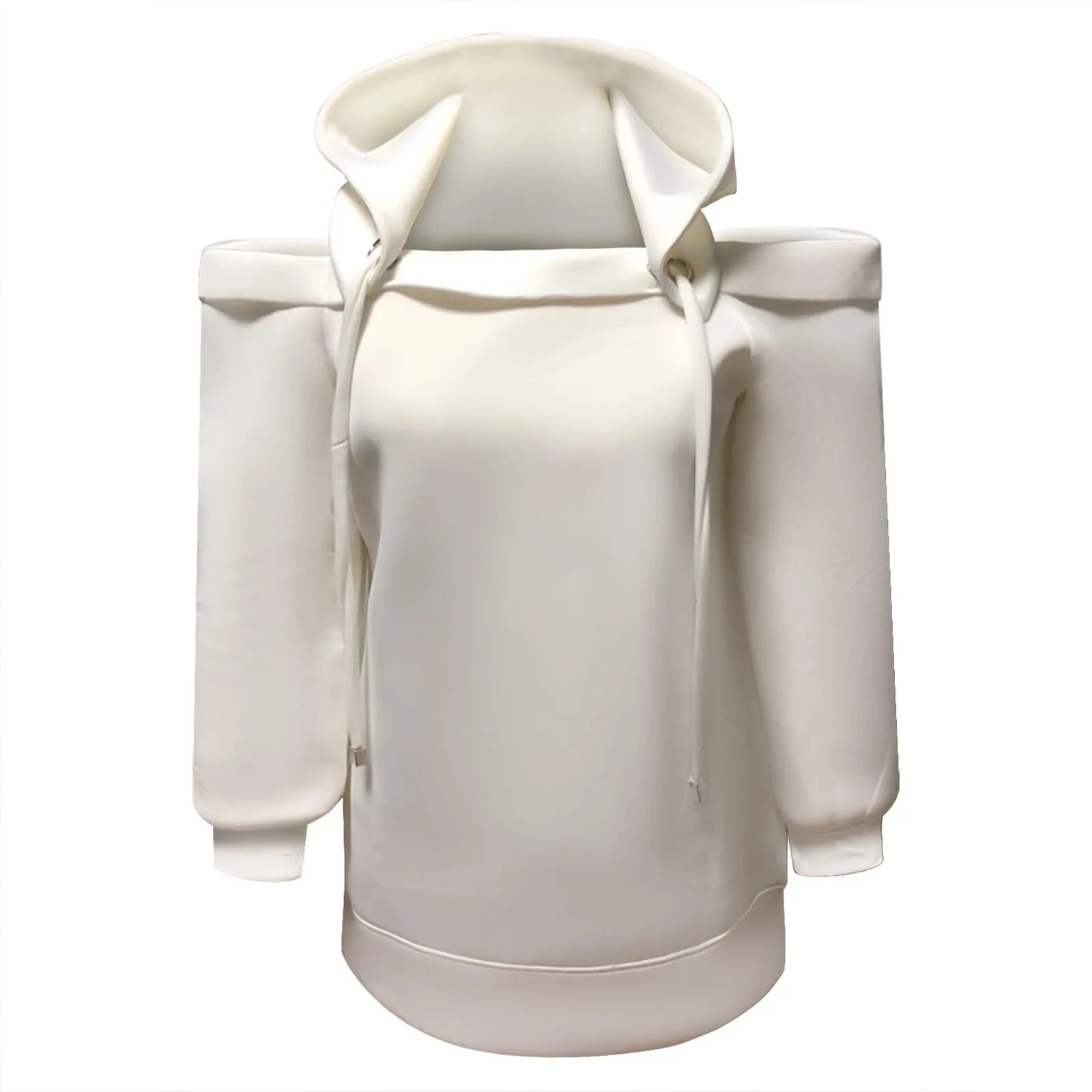 

Sexy Women Mini Dress Fall Winter Fashion Casual Halter Long Sleeve Sweatshirt Hooded Collar Simple Casual lady Dress Vestidos