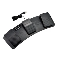 programmable triple foot pedal control switch for game pc laptop