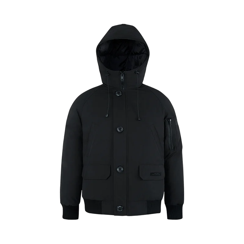 

Xiaomi Youpin classic pilot jacket down jacket men's trend loose white duck down work wear short coat Hoodie winter jacket men