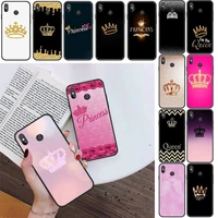 princess crown queen phone case for xiaomi redmi 4x 5plus 6a 7 7a 8 8a redmi note 4 5 7 8 9 note 8t 8pro 9pro