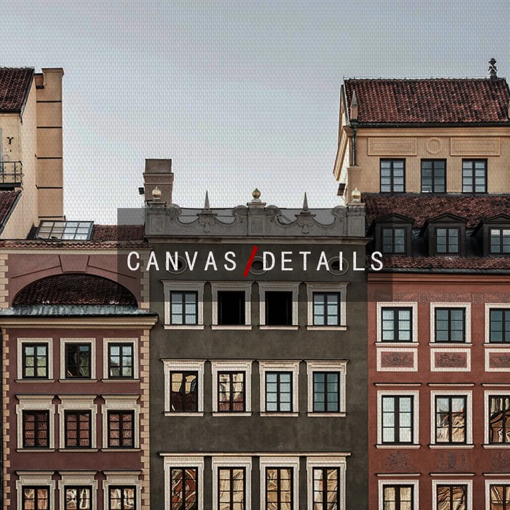 Современный Ретро плакат с городскими улицами Гонконг Барселона Прага Холст