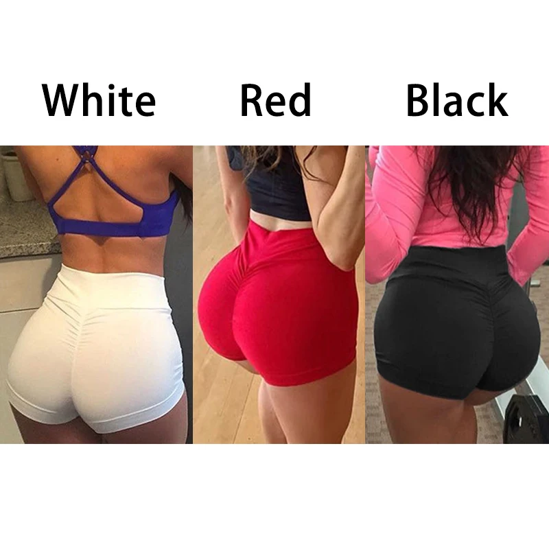 Сексуальные спортивные короткие штаны для женщин фитнеса эластичные трусики с