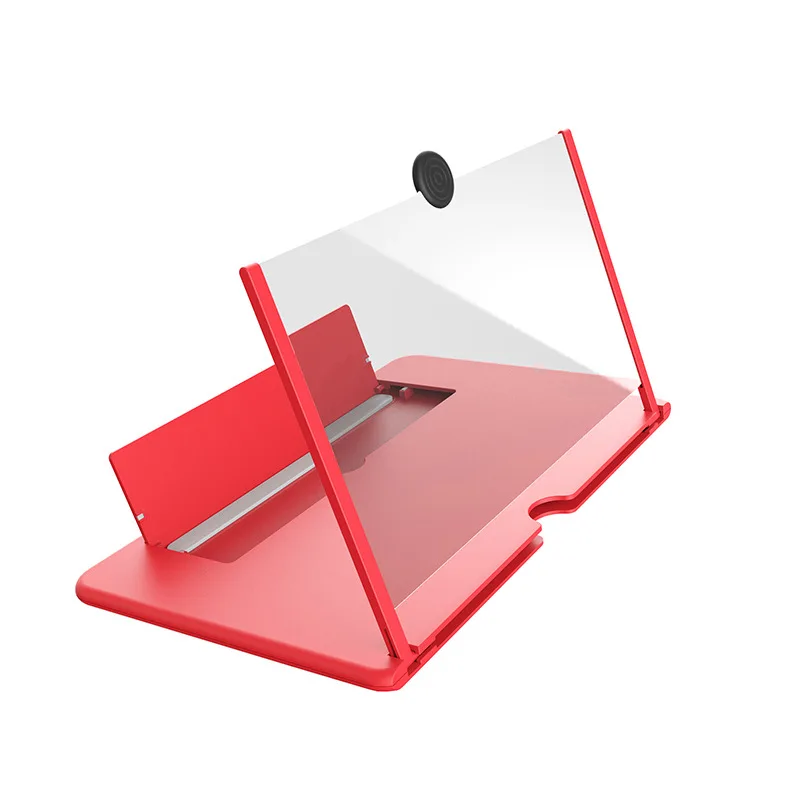 

12 Inch 3D Phone Screen Amplifier Mobile Phone Magnifier Glass HD Stand for Video Folding Screen Enlarged Eyes Protection Holder