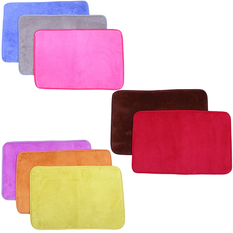 Solid Color Thick Coral Fleece Carpet Living Room Coffee Table Blanket Bedroom Bedside Rectangular Window Rug Tatami Yoga Mat | Дом и сад