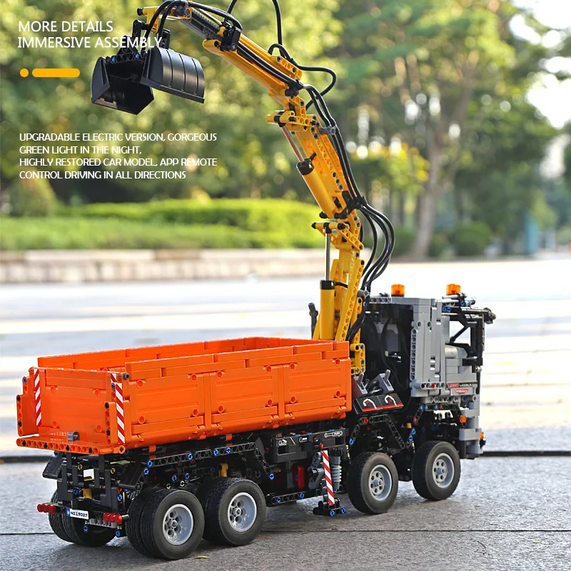 DHL 20004 Technic автомобильный Мотор мощность мобильный совместимый Legoing 42009 кран MkII