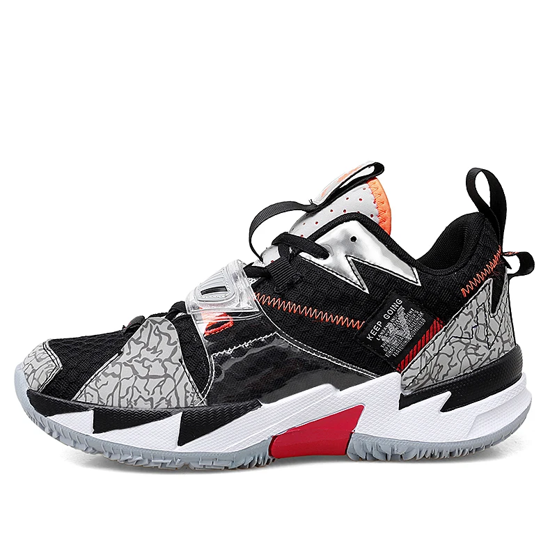 

Flying woven surface Wei Shao basketball shoes MD + rubber sole student high-top shoes big children's shoes men's and women's ca