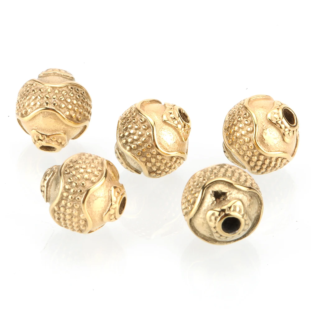 5 шт. винтажные металлические бусины разделители из нержавеющей стали 10