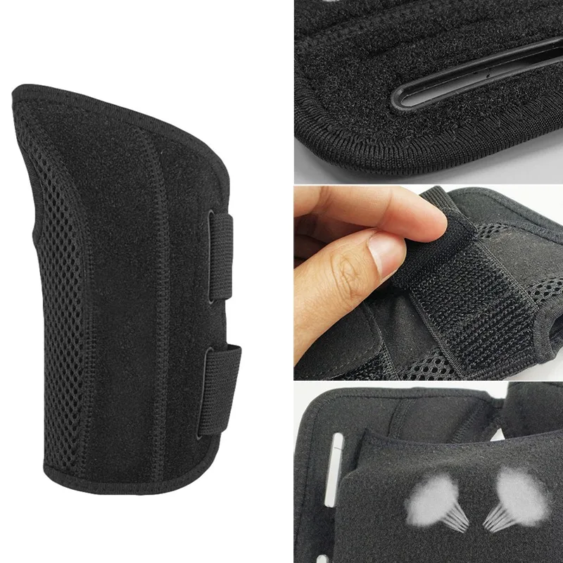 

1 Pc Wrist Support Brace Forearm Splint Band Strap Pain Relieve Soft Moisture-Wicking Wrist Protector Pad