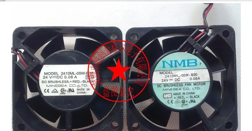 

BRAND NEW 2410ML-05W-B30 24V 0.08A ORIGINAL 60*60*25 2WIRES FAN FANS
